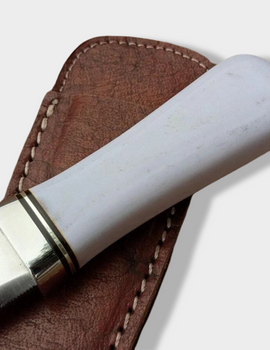 Custom Handmade Carbon Steel Hunting Bowie Pocket Knife