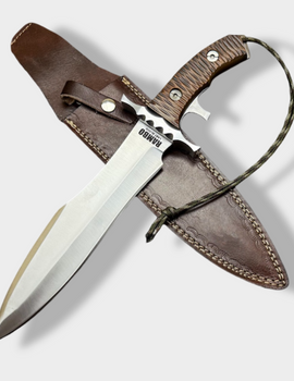 Custom Handmade Carbon Steel Rambo Last Blood Hunting Bowie Knife