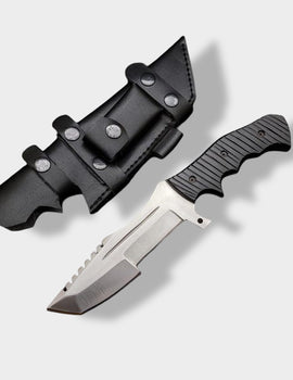 Custom Handmade Carbon Steel Tracker Hunting Bowie Knife