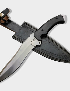 Custom Handmade Carbon Steel Resident Evil 4 Ada Wong Hunting Bowie Knife