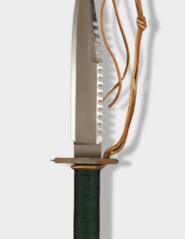 Custom Handmade Carbon Steel Hunting Bowie Knife