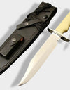 Custom Handmade Carbon Steel Hunting Bowie Knife