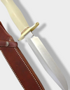 Custom Handmade Carbon Steel Hunting Bowie Knife