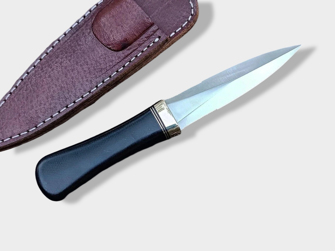 Custom Handmade Carbon Steel Hunting Bowie Knife