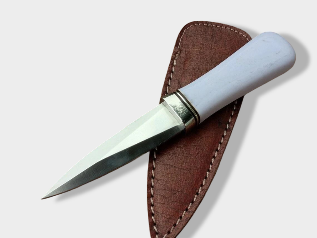 Custom Handmade Carbon Steel Hunting Bowie Pocket Knife