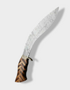Custom Handmade Damascus Steel Nepalese Gurkha Kukri Hunting Sword
