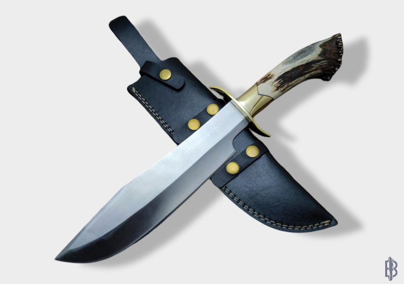 Custom Handmade Carbon Steel Inglourious Basterds Hunting Bowie Knife
