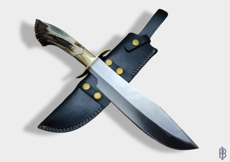 Custom Handmade Carbon Steel Inglourious Basterds Hunting Bowie Knife