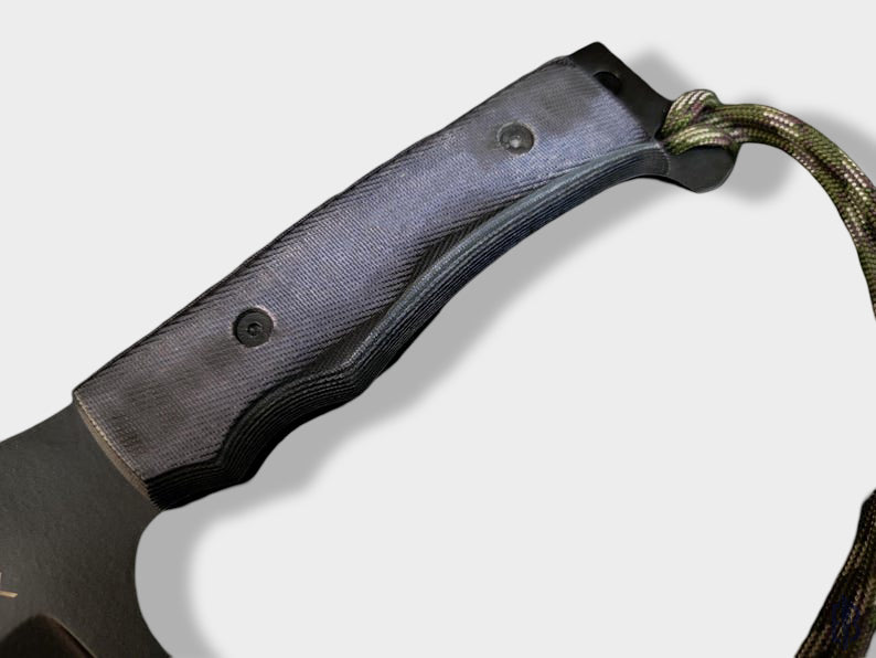 Custom Handmade Carbon Steel Punisher Movie Hunting Knife