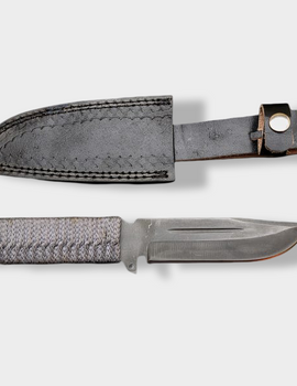 Custom Handmade Carbon Steel Resident Evil Bio Hazard Hunting Bowie Knife