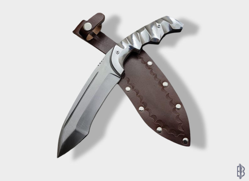 Custom Handmade Carbon Steel Tekken 8 Victor Chevalier Hunting Bowie Knife