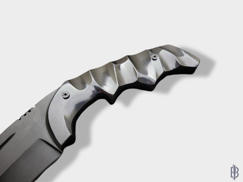 Custom Handmade Carbon Steel Tekken 8 Victor Chevalier Hunting Bowie Knife