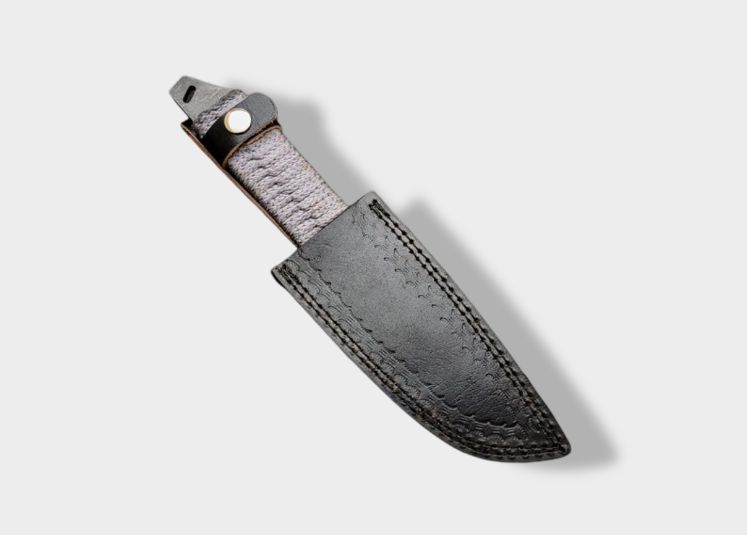 Custom Handmade Carbon Steel Resident Evil Bio Hazard Hunting Bowie Knife