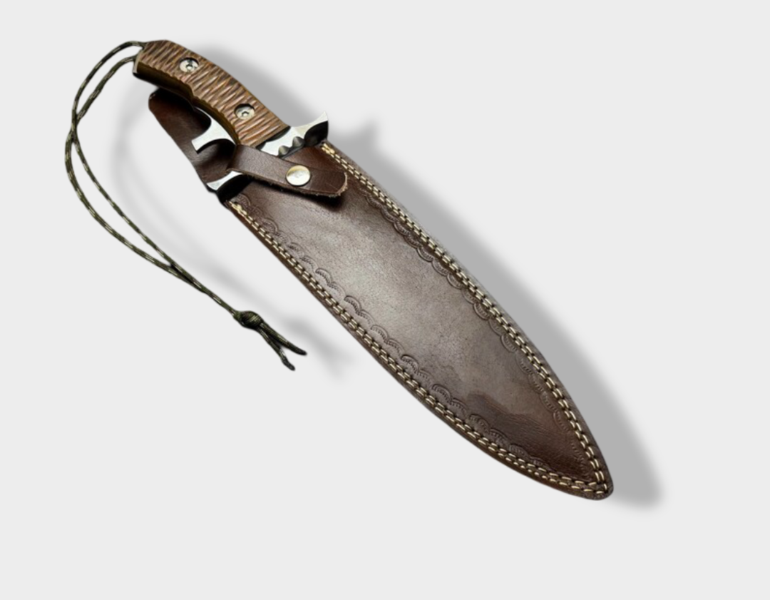 Custom Handmade Carbon Steel Rambo Last Blood Hunting Bowie Knife