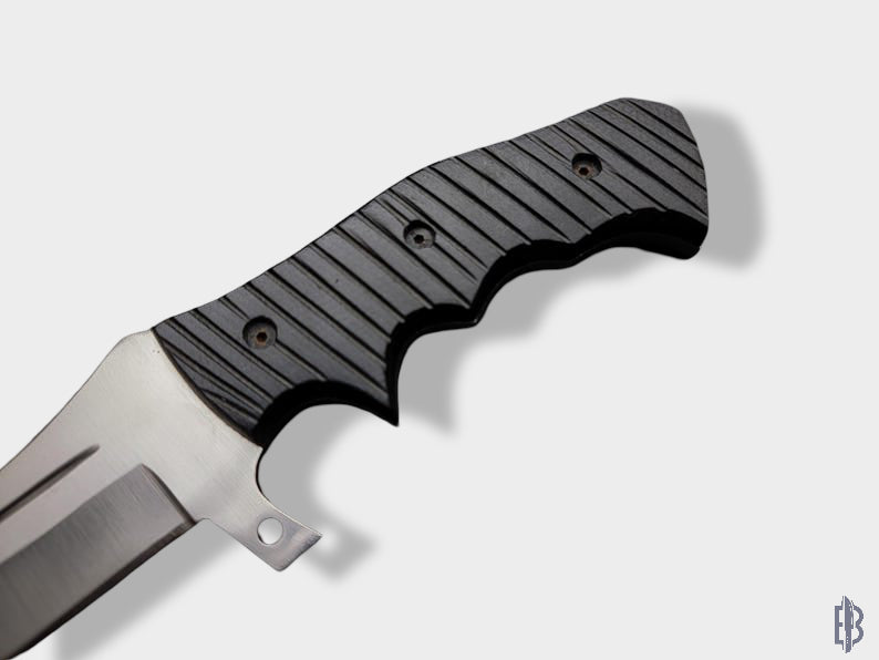 Custom Handmade Carbon Steel Tracker Hunting Bowie Knife