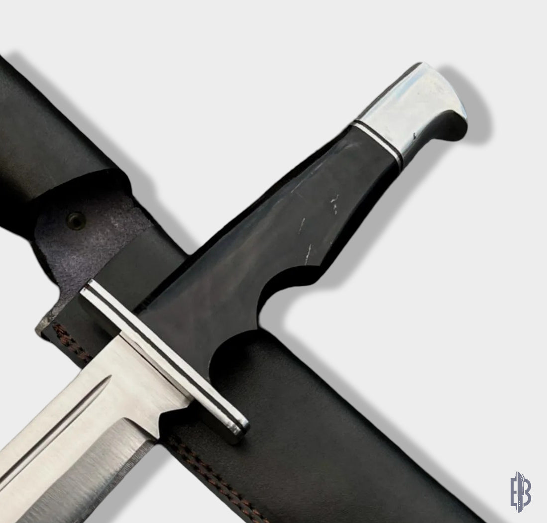 Custom Handmade Carbon Steel Scream Movie Hunting Bowie Knife