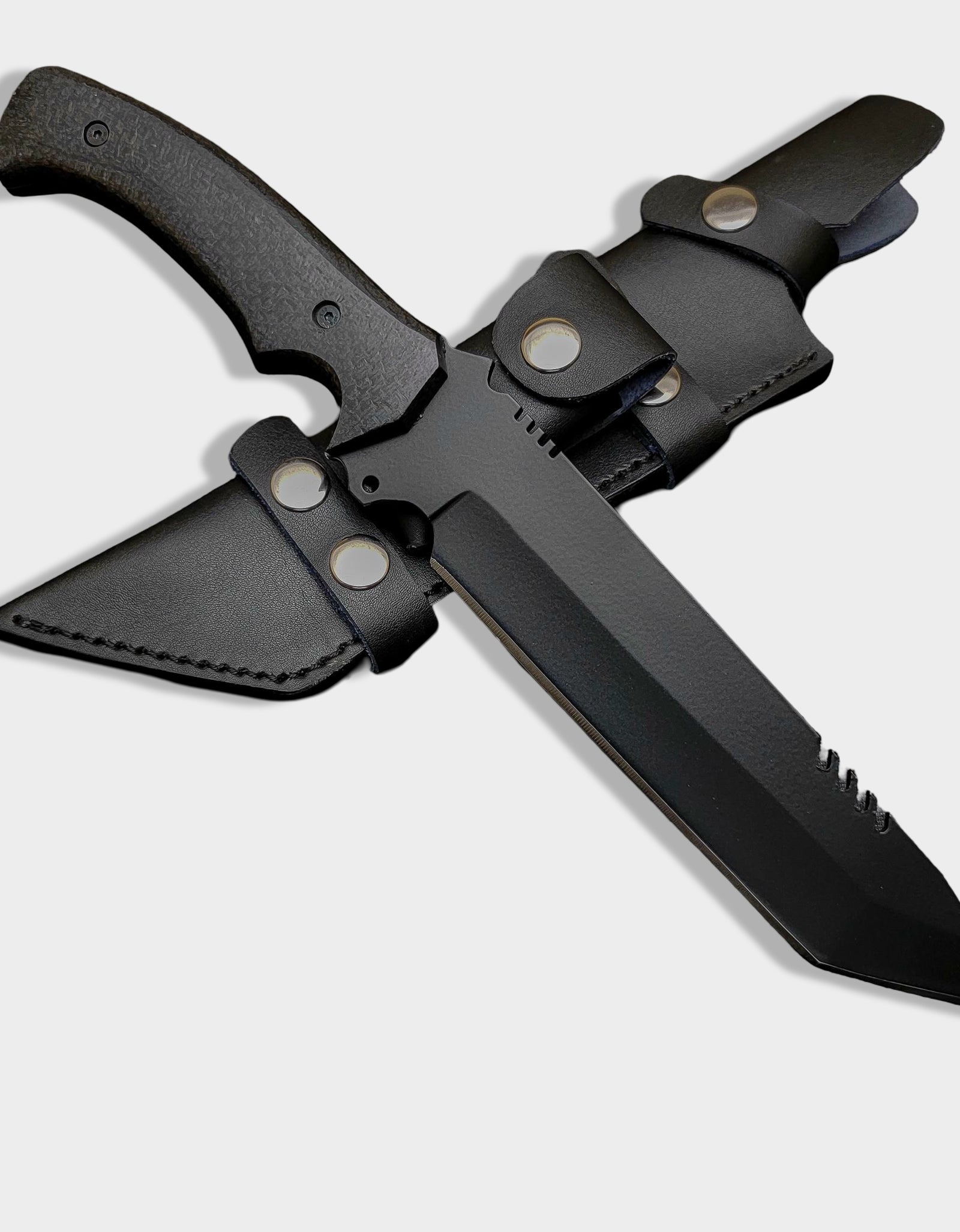 Custom Handmade Carbon Steel Resident Evil 4 Ada Wong Hunting Bowie Knife